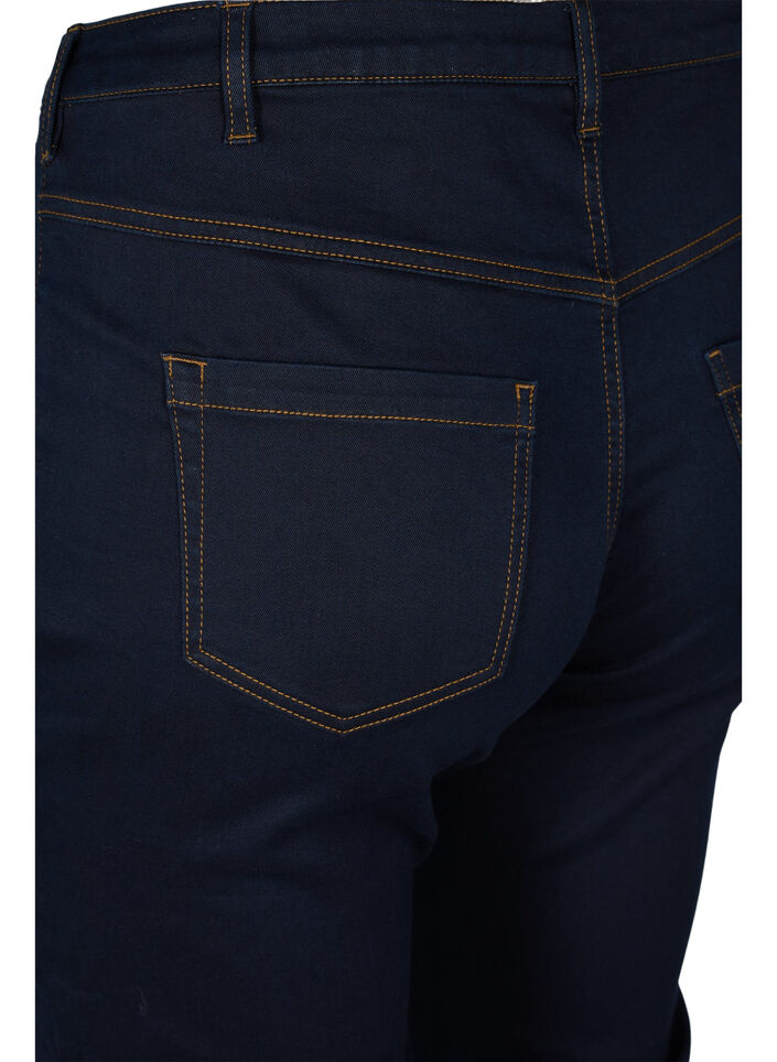 Slim Fit Emily Jeans mit normaler Taillenh&ouml;he, Blau, Packshot image number 3
