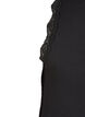 Top mit Spitzensaum, Schwarz, Packshot image number 3