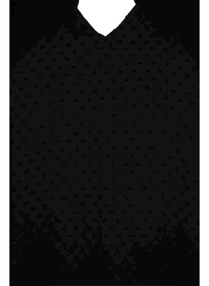 Langärmelige Bluse mit Smock- und Rüschendetails, Black, Packshot image number 2