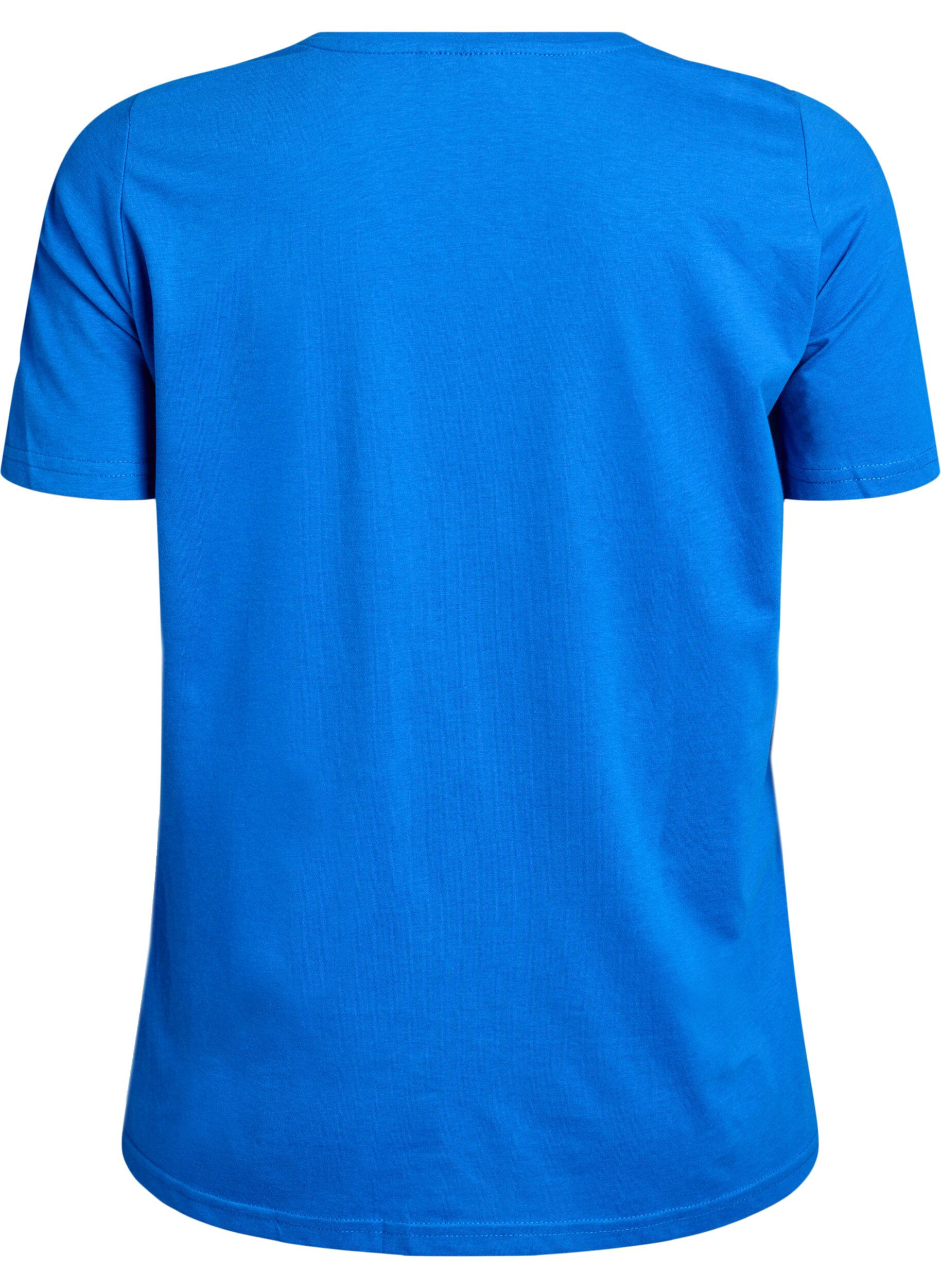 ZizziFLASH - T-Shirt mit Print, Blau, Packshot image number 1