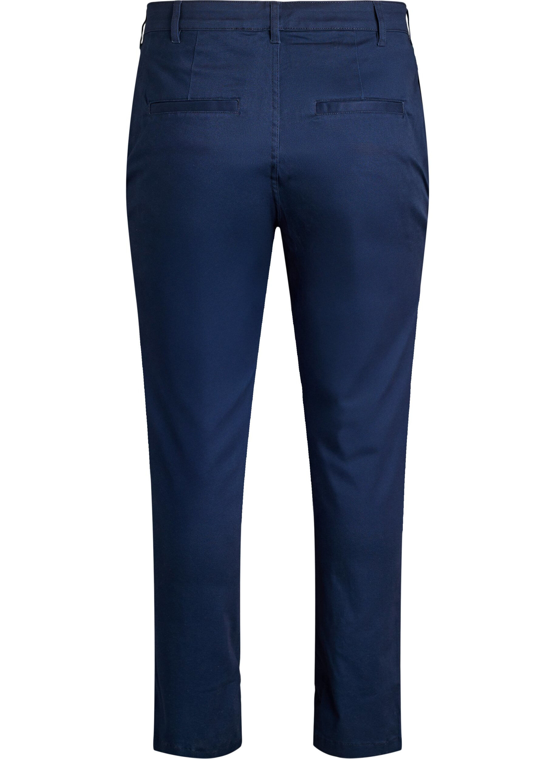 ZizziChinohose aus Baumwolle, Blau, Packshot image number 1