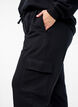 Cargohose aus weichem Sweat-Material, Schwarz, Model image number 3
