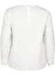 Langärmlige Bluse mit Stickereien, Weiß, Packshot image number 1