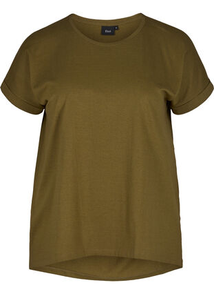 T-Shirt, Dark Olive Mel., Packshot image number 0