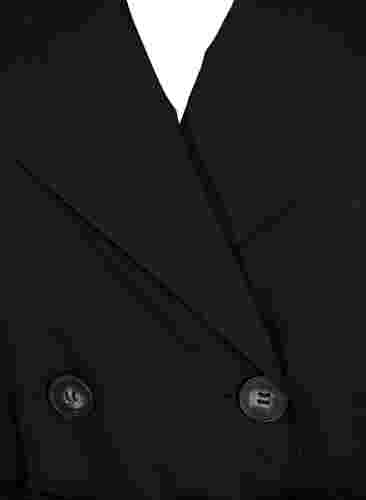 Trenchcoat mit Gürtel und Taschen, Black, Packshot image number 2