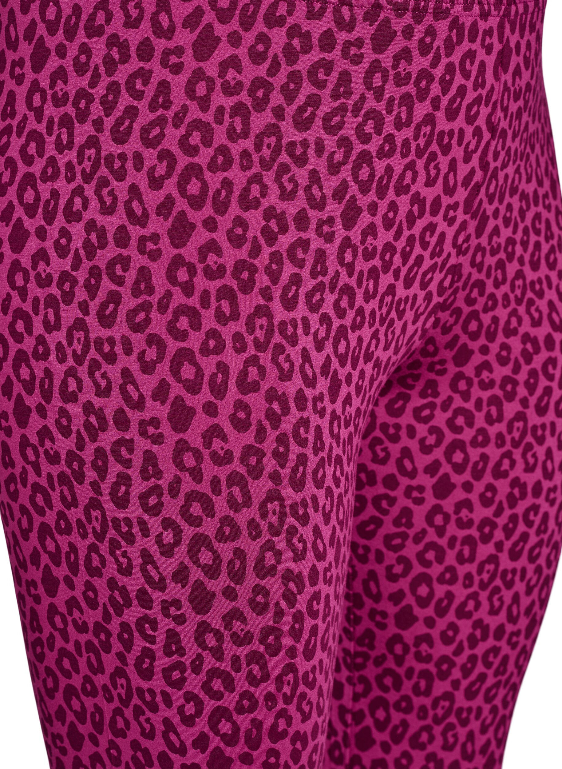 ZizziLeggings aus Viskose in Kn&ouml;chell&auml;nge, Pink, Packshot image number 2