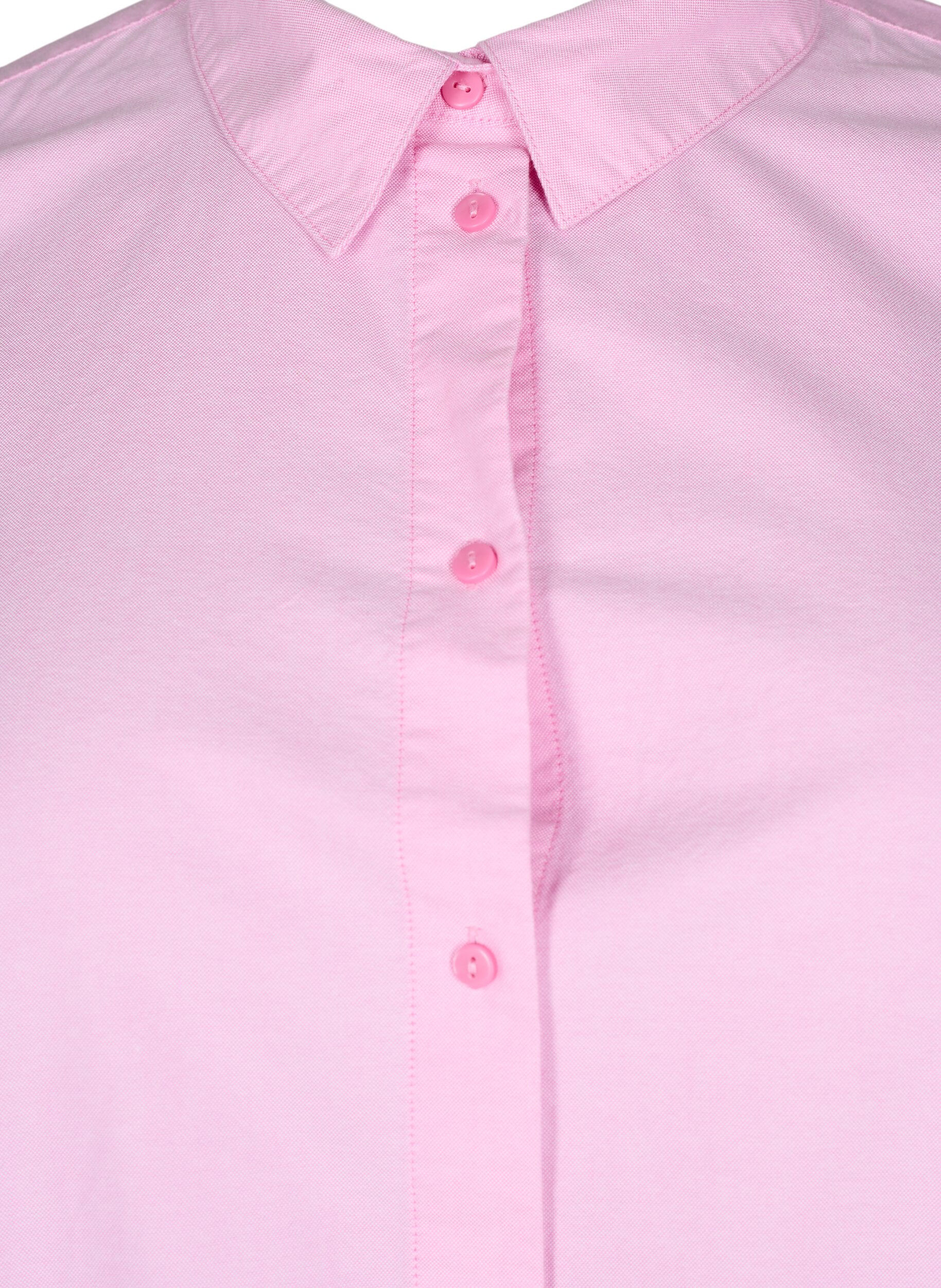 ZizziLang&auml;rmliges Baumwollhemd, Pink, Packshot image number 2