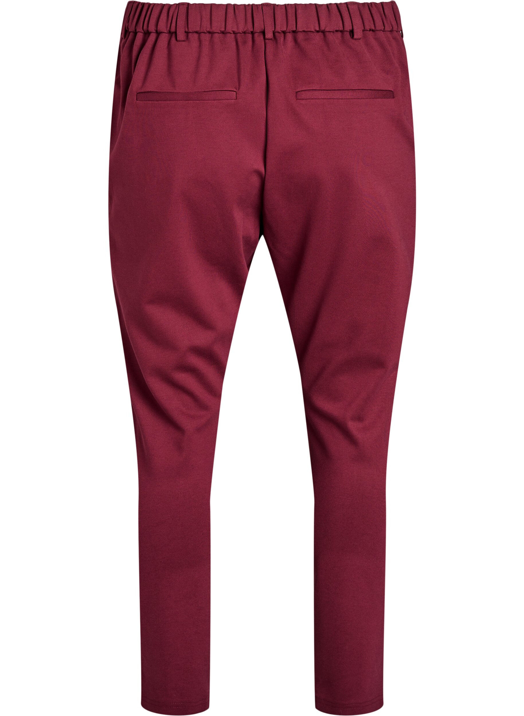 ZizziGek&uuml;rzte Maddison Hose, Dunkles Bordeaux, Packshot image number 1
