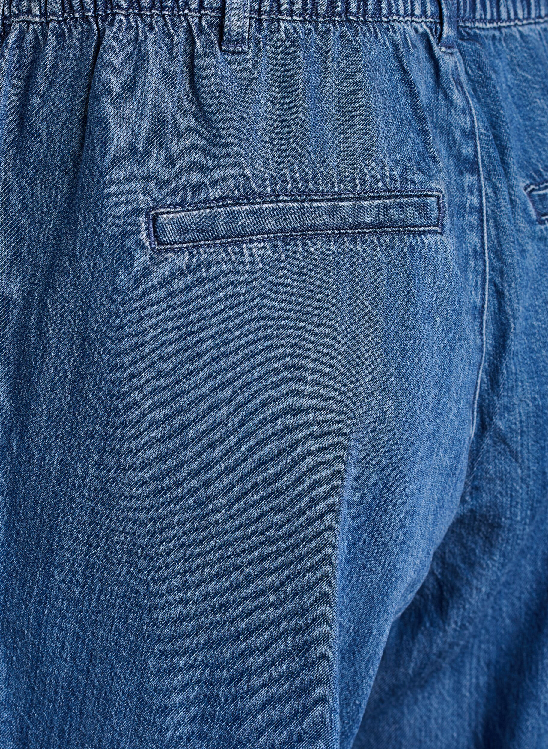 ZizziWeite Jeans mit elastischem Bund, Blau, Packshot image number 3