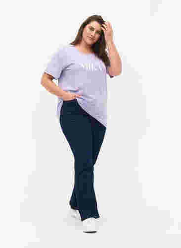 FLASH - T-Shirt mit Motiv, Lavender, Model image number 2