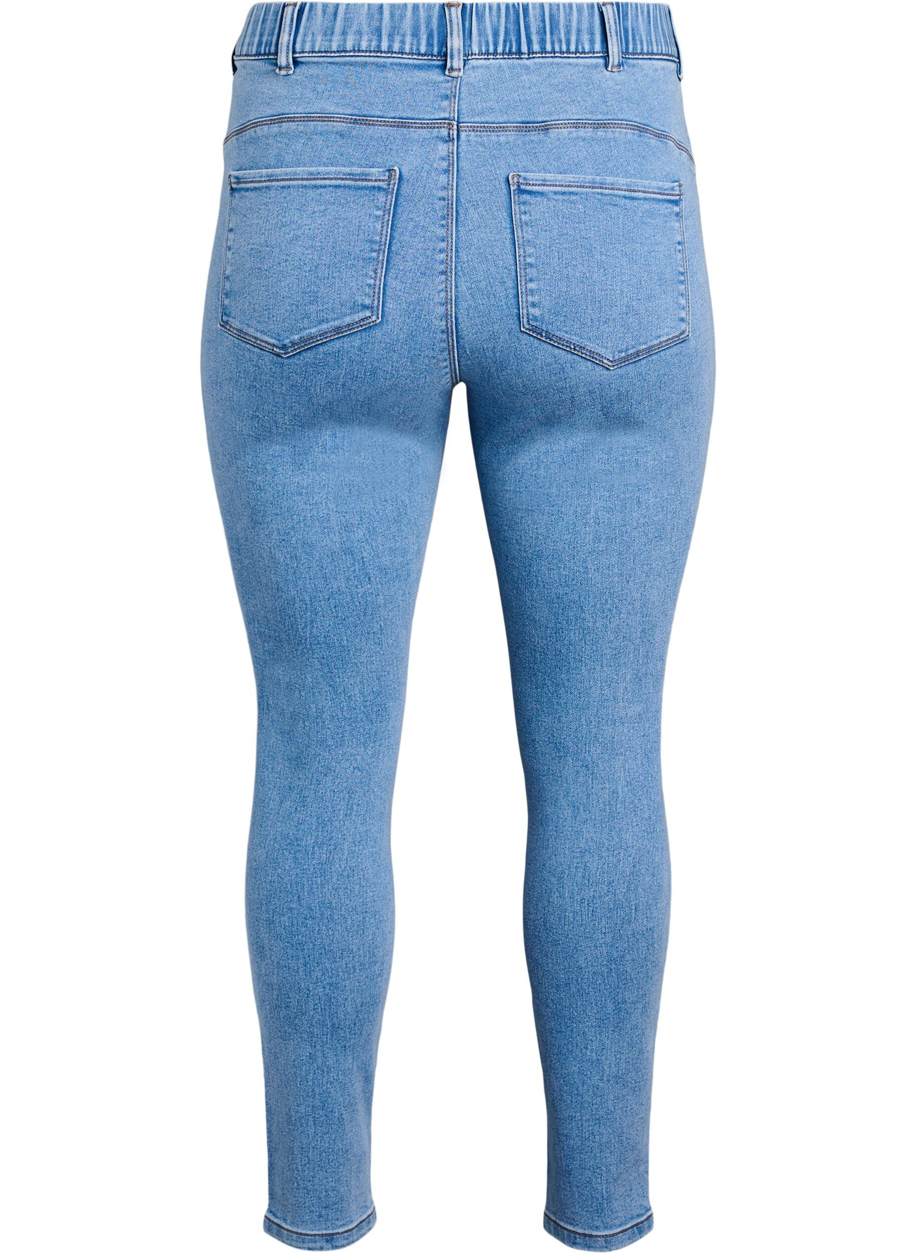 ZizziJeggings mit hoher Taille, Blau, Packshot image number 1