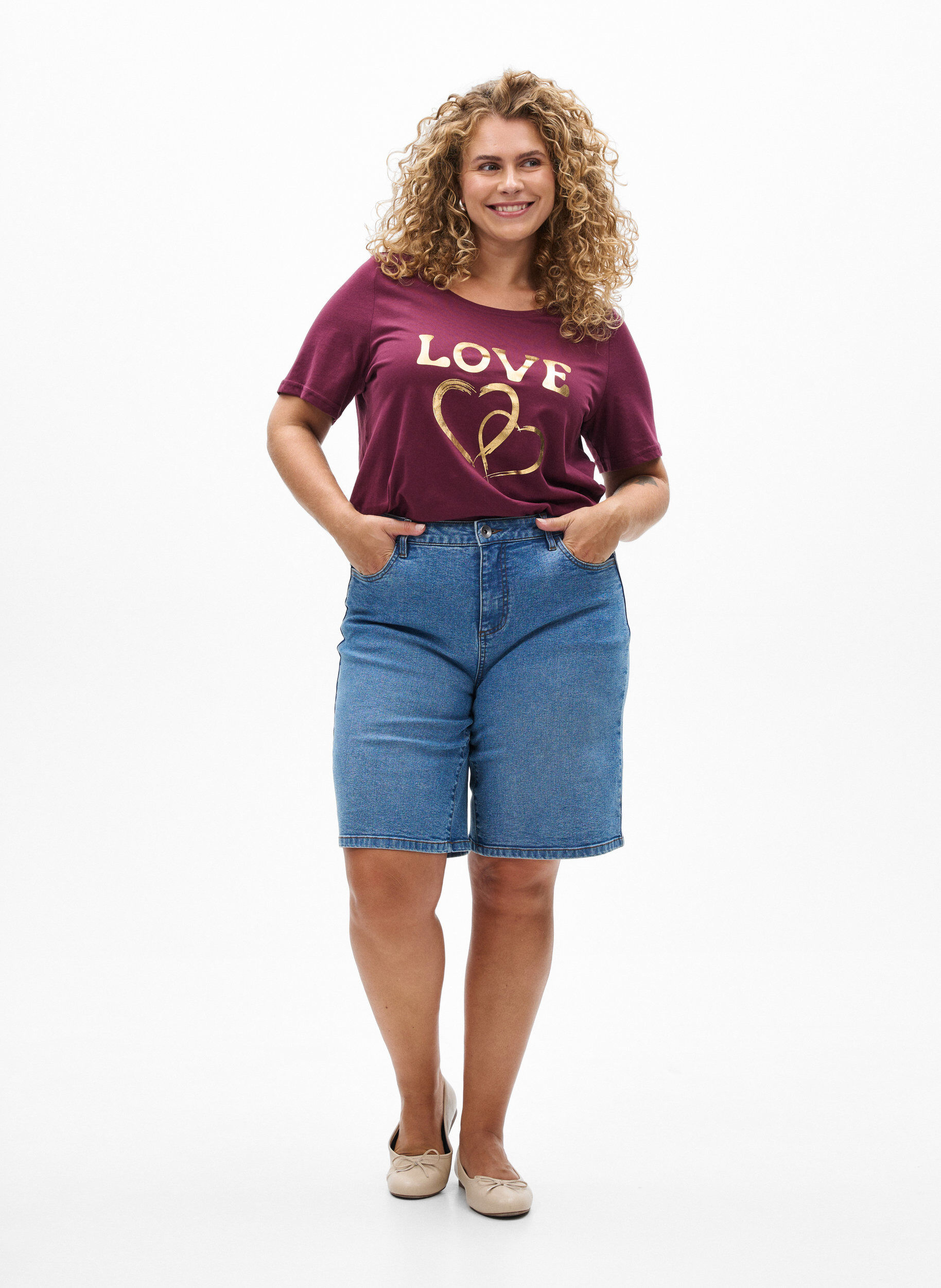 ZizziT-Shirt mit Print, Rot, Model image number 1