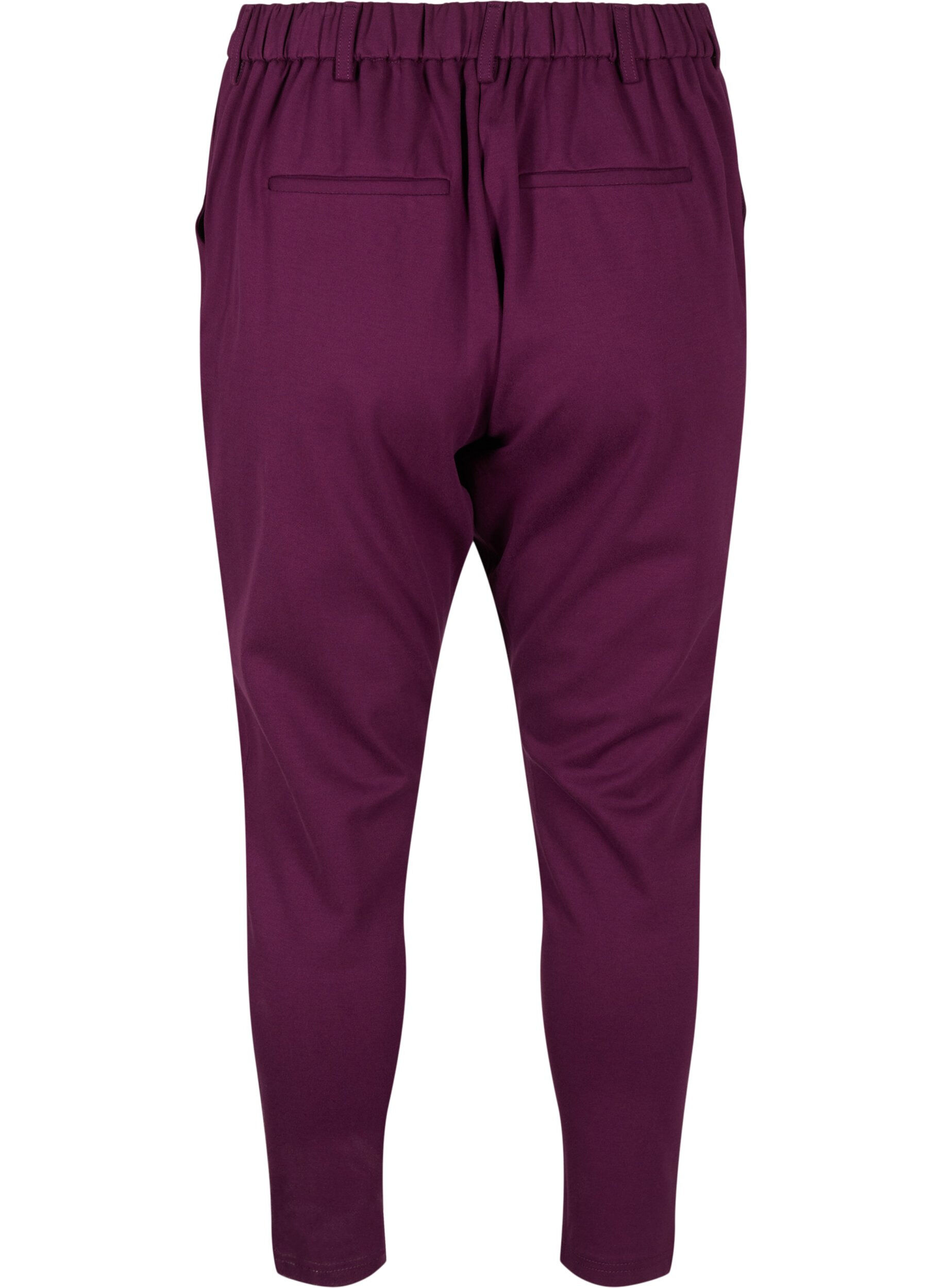 ZizziCropped Maddison-Hose, Lila, Packshot image number 1
