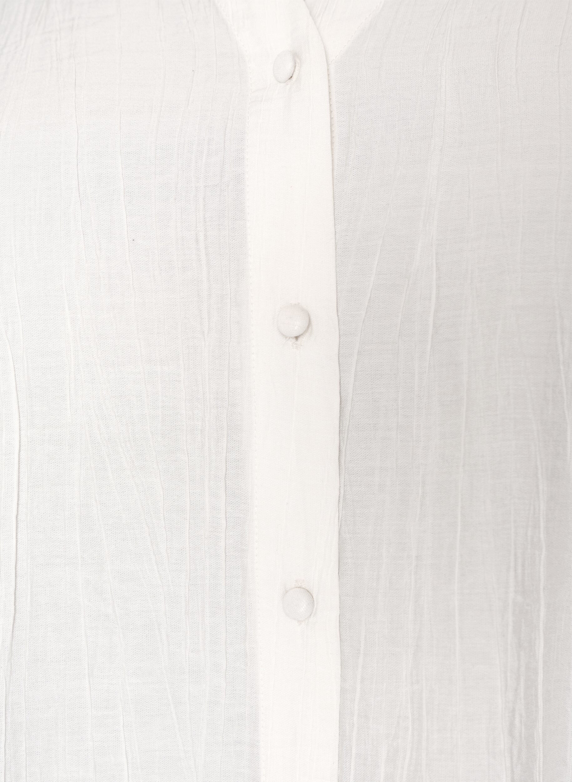 ZizziBluse aus Viskose mit Kn&ouml;pfen und Struktur, Vanille, Packshot image number 2