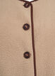 Weste aus Teddyfleece mit kontrastfarbenen Details, Beige, Packshot image number 2