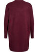 Strickjacke mit Rippenstrick und Taschen, Dunkles Bordeaux, Packshot image number 1