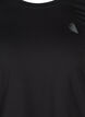 Trainingsshirt mit 3/4-&Auml;rmeln, Schwarz, Packshot image number 2