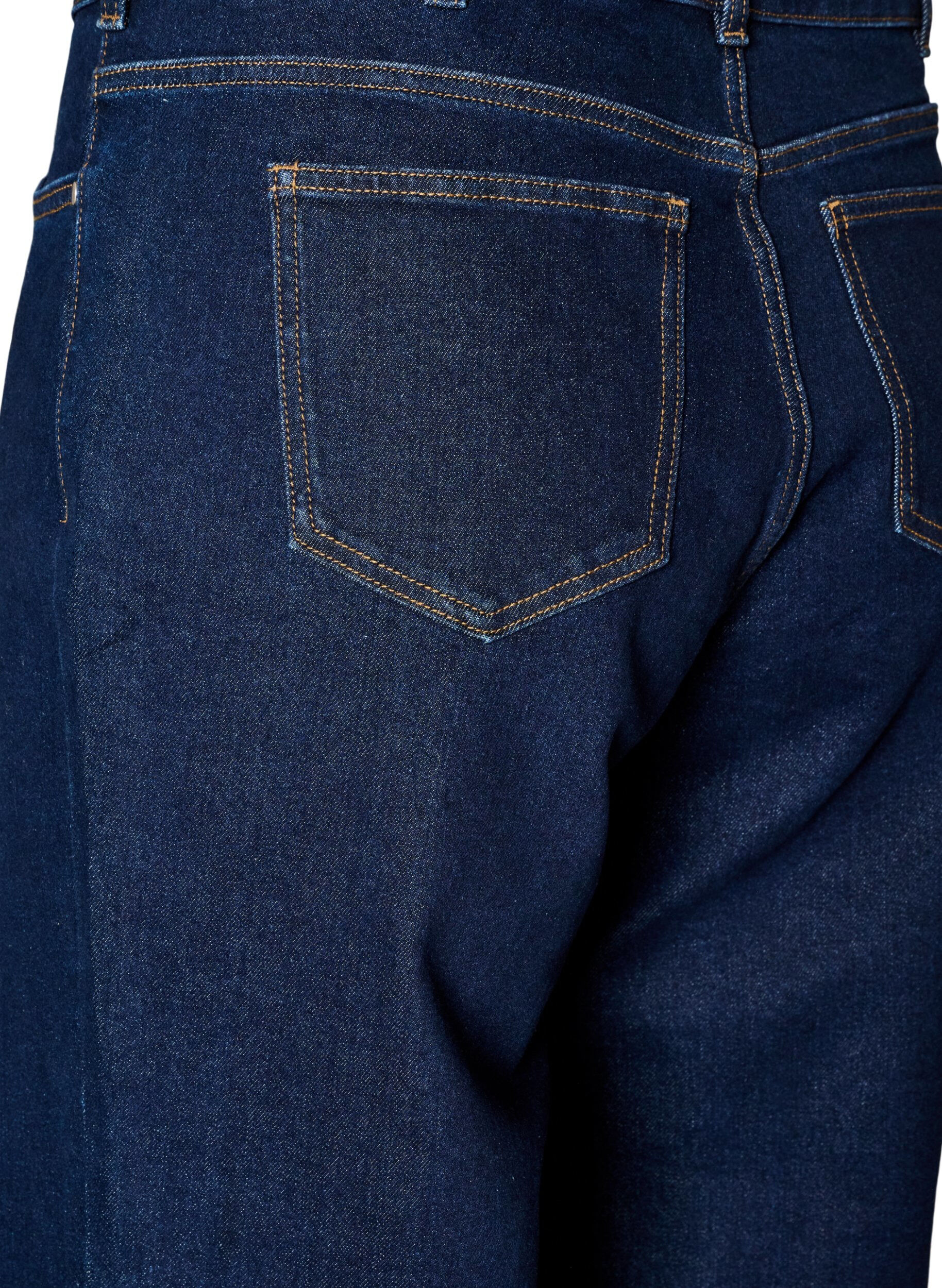 ZizziMyra Jeans mit hoher Taille und weiter Passform, Blau, Packshot image number 3