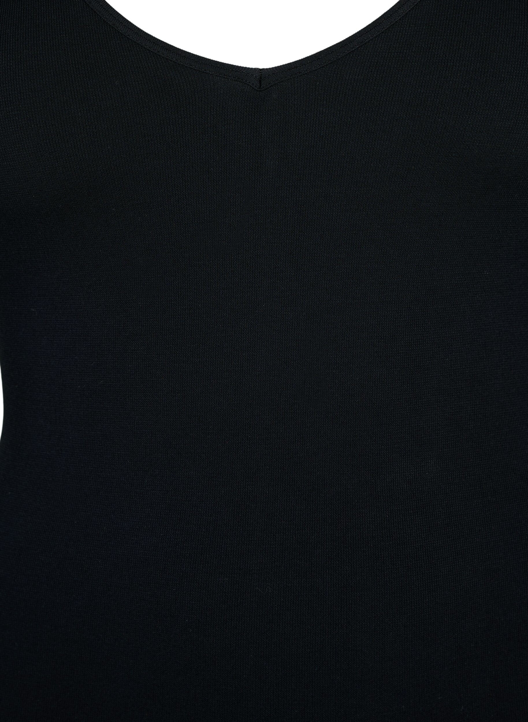 ZizziNahtloses Top aus Modal, Black, Packshot image number 2