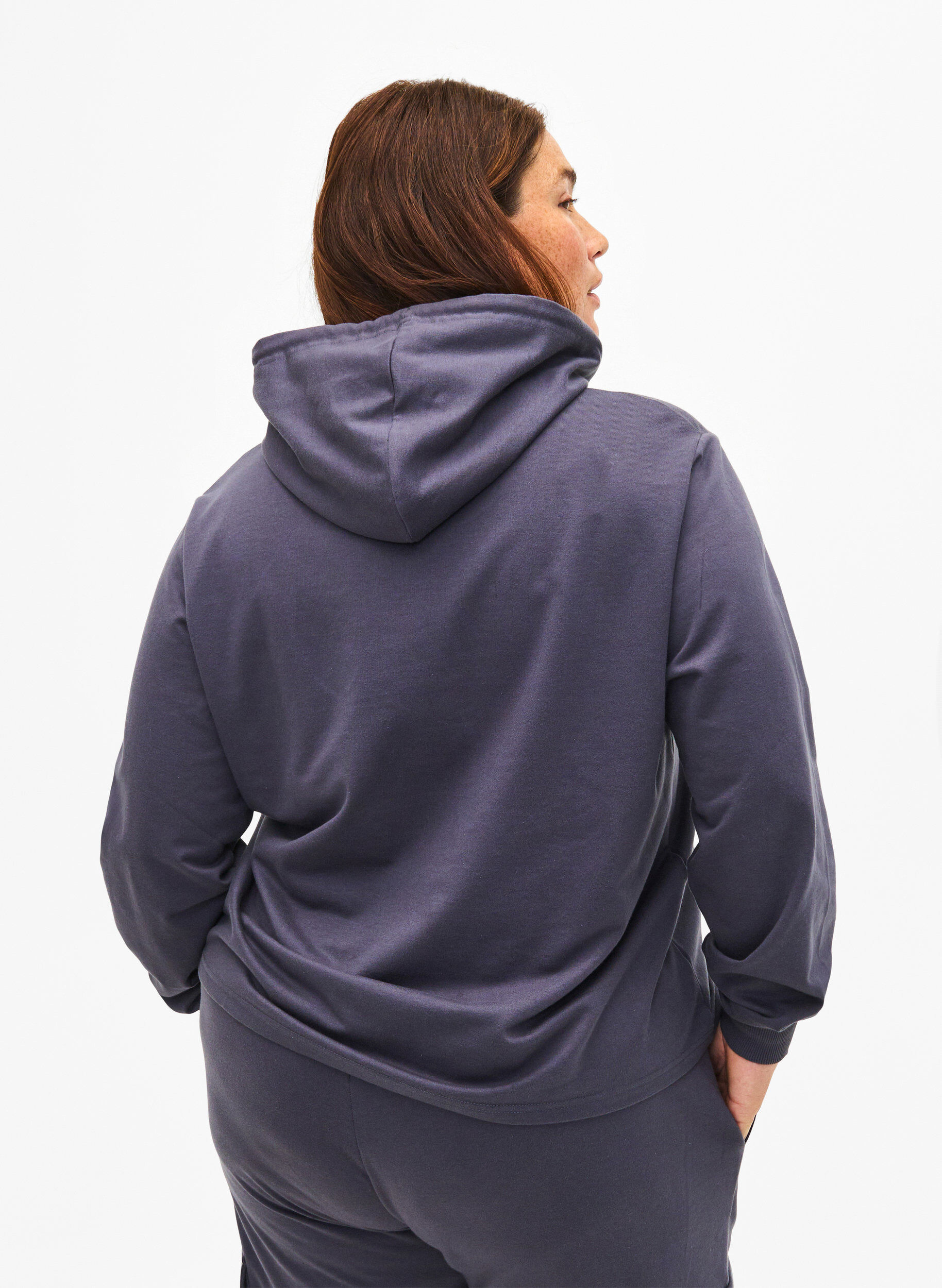 ZizziSweatshirt-Hoodie, Ombre Blue, Model image number 1