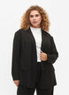 Pinstripe Blazer, Black W. Pinstripe, Model image number 0