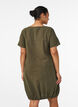 Kurzarm Kleid aus Baumwolle, Gr&uuml;n, Model image number 2