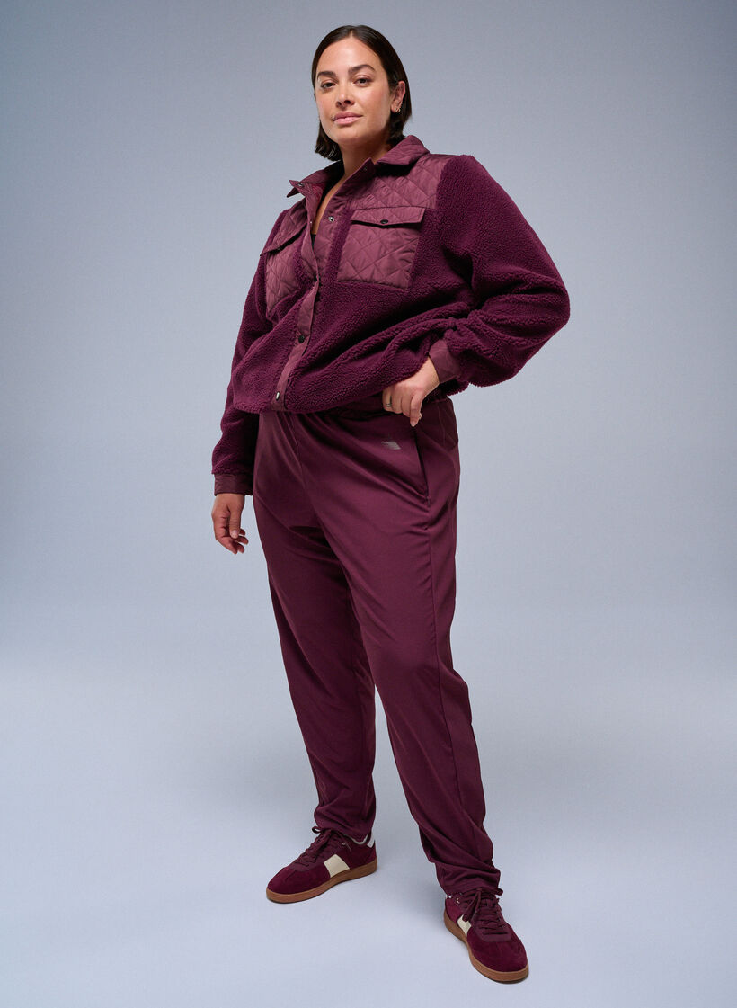 Leichte Trainingshose mit Taschen, Rot, Image image number 0