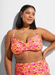 Bikinioberteil mit B&uuml;gel und Muster, Orange, Model image number 0