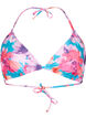 Triangel-Bikinioberteil mit Print, Pink, Packshot image number 0