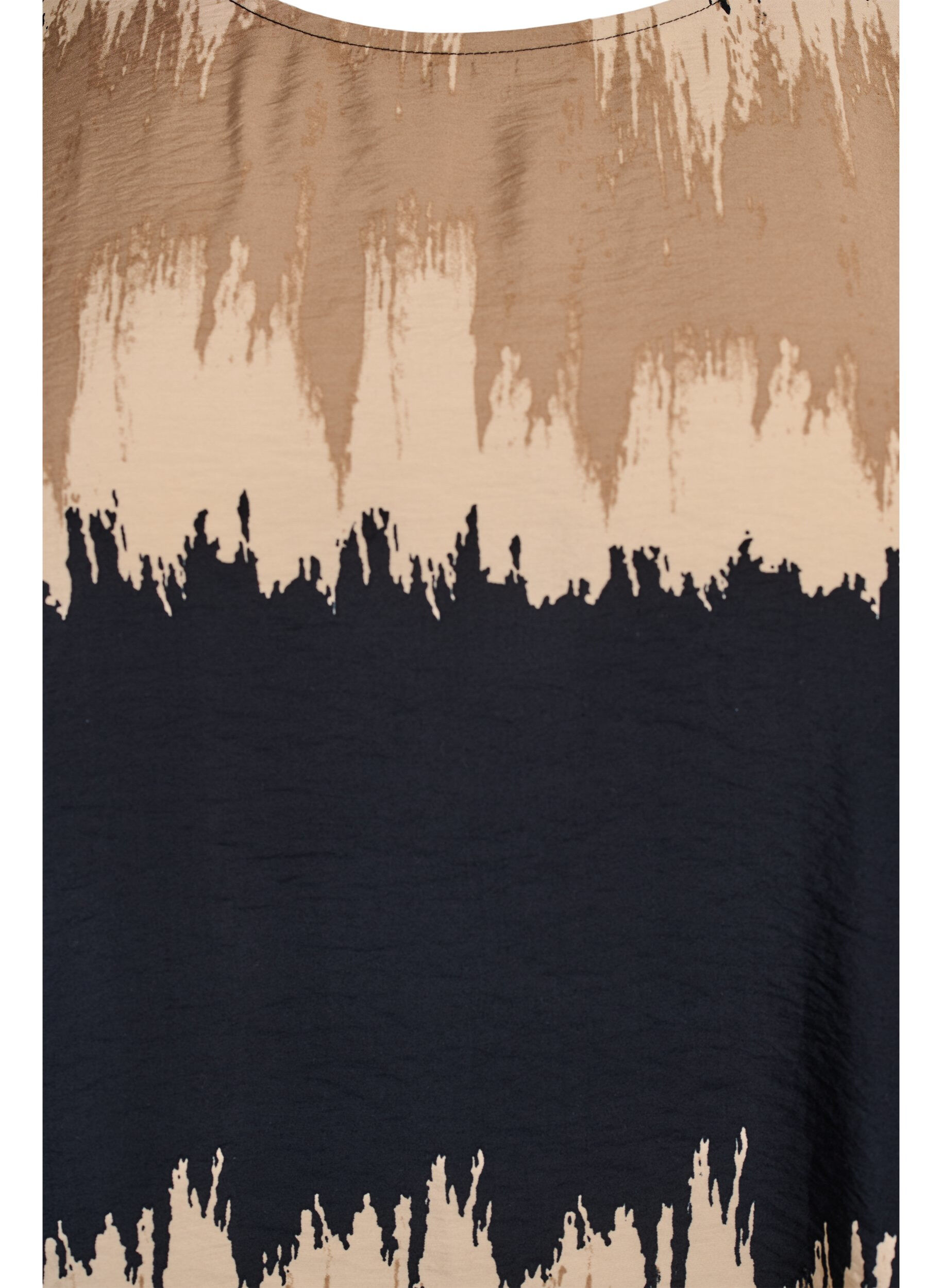 ZizziBluse mit weiten &Auml;rmeln und Grafikdruck, Schwarz, Packshot image number 2