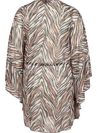 Strandkleid mit verstellbarer Taille, Zebra Print, Packshot image number 1