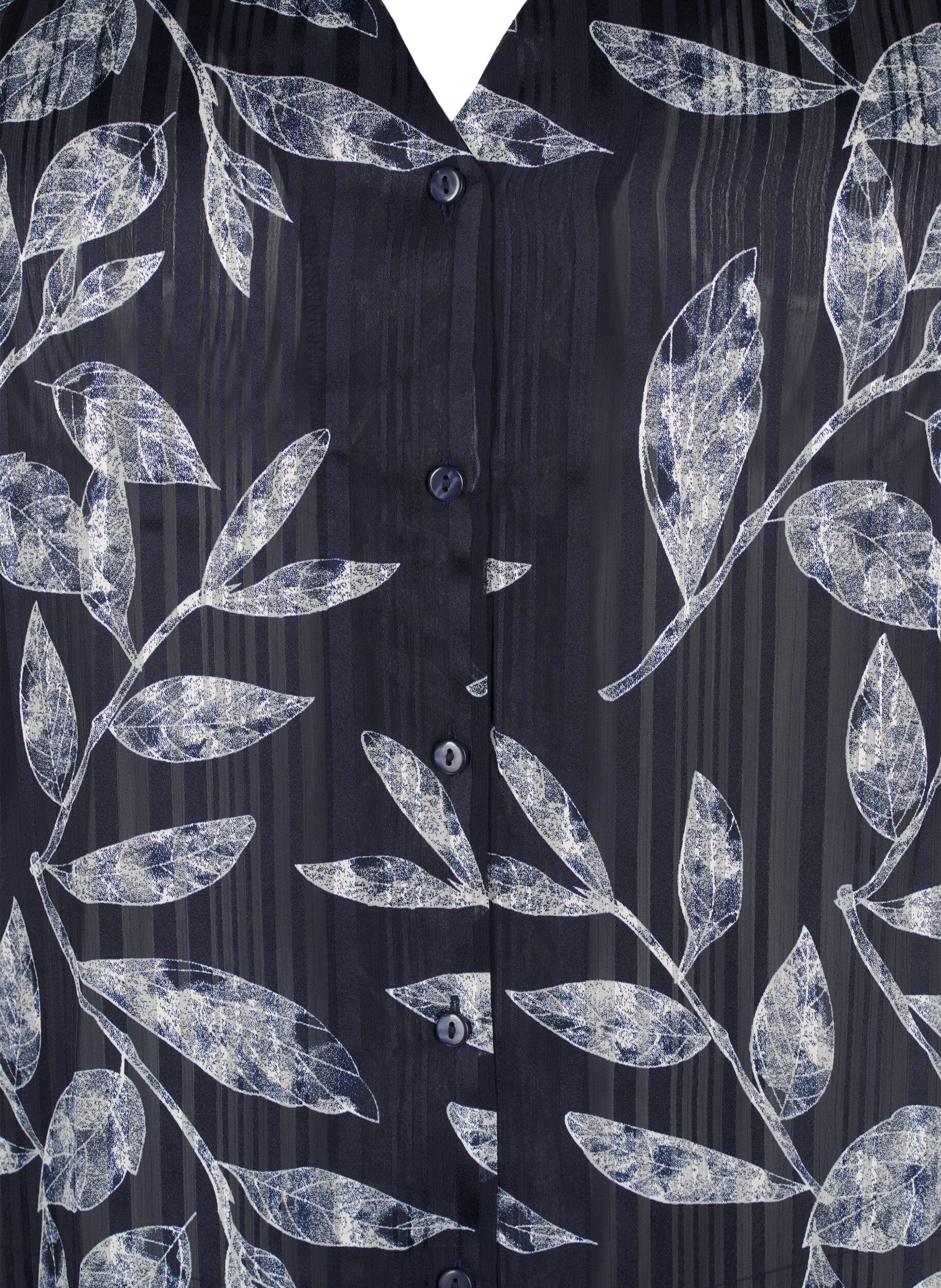 ZizziLangarmshirt mit Kn&ouml;pfen, Blau, Packshot image number 2