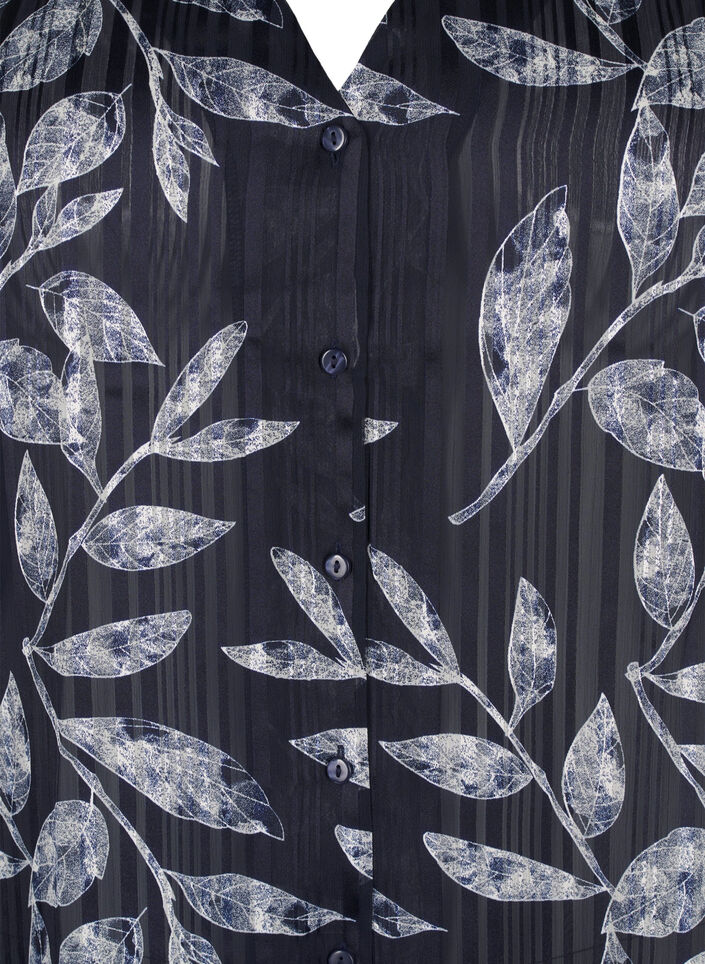 Langarmshirt mit Knöpfen, Blau, Packshot image number 2