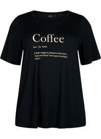 Kurzärmeliges Nacht-T-Shirt aus Viskose