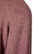 Strickjacke mit Rippenstrick und Taschen, Rot, Packshot image number 2