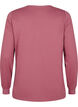 Sweatshirt mit Spitzendetails, Rose Brown, Packshot image number 1