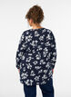Bluse mit Blumenmuster und langen &Auml;rmeln, Blau, Model image number 2