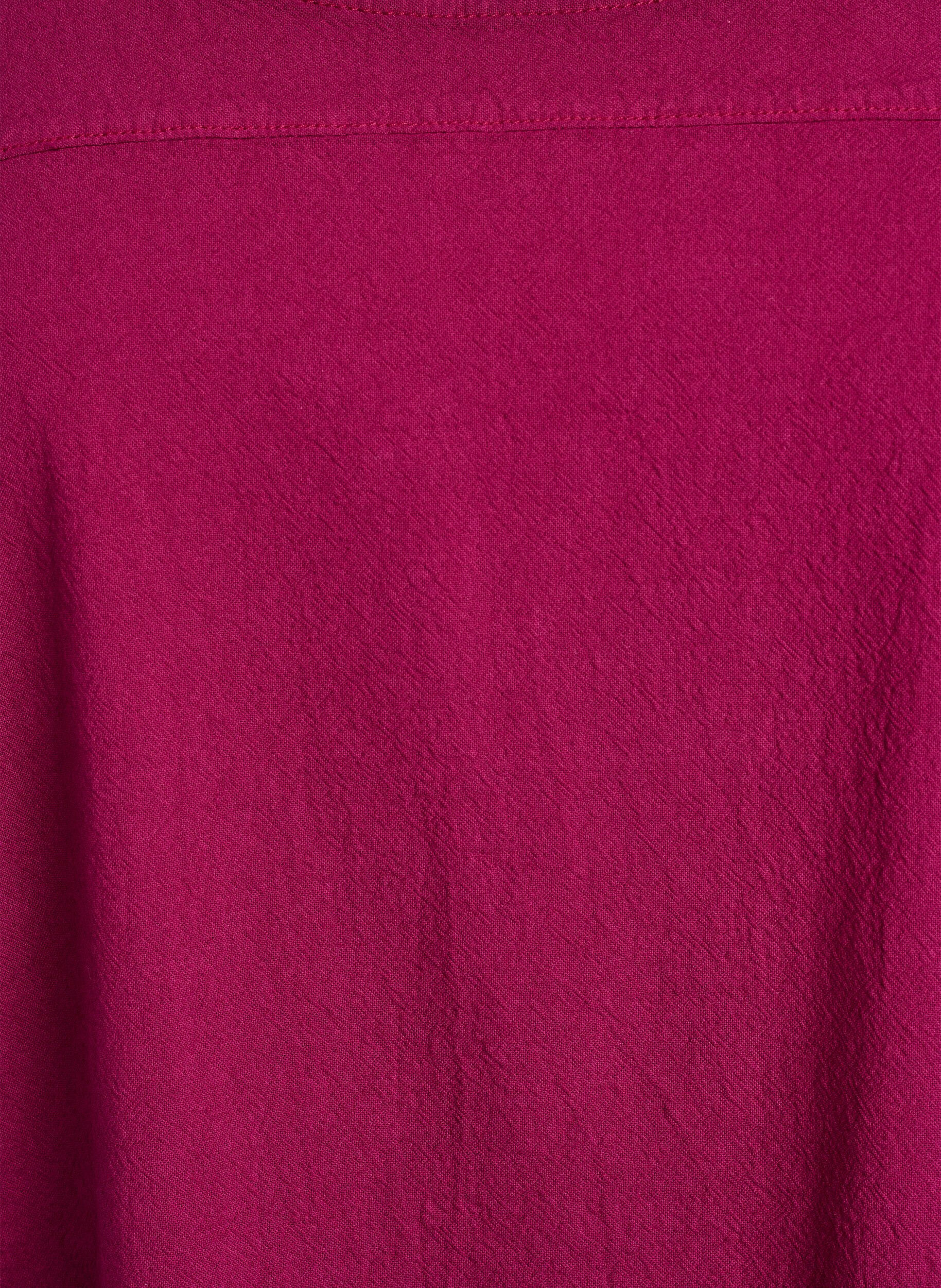 ZizziKurzarm Kleid aus Baumwolle, Rot, Packshot image number 2