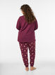 Bedruckte Pyjamahose, Rot, Model image number 2
