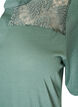 Jerseykleid mit Spitzendetails und mehrlagigem Rock, Gr&uuml;n, Packshot image number 3