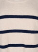 Rippenstrickpullover mit Streifen, P.Stone/Navy.B.Mel., Packshot image number 2