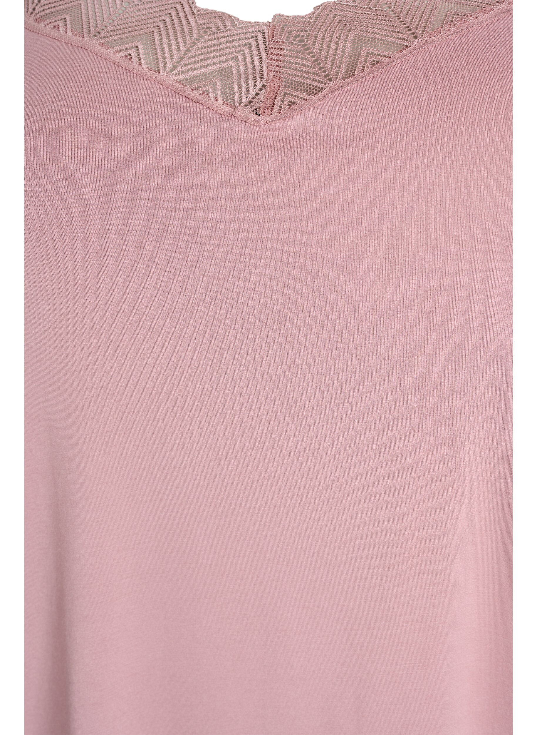 ZizziTop mit Spitzendetails und Spaghettitr&auml;gern, 1342, Packshot image number 2