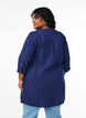 Tunika aus Baumwollmusselin mit Broderie Anglaise, Blau, Model image number 2