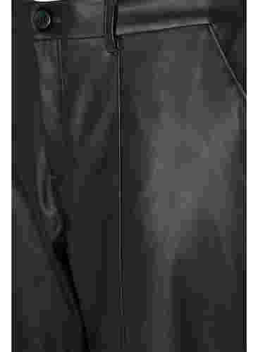 Hose aus Lederimitat, Black, Packshot image number 2