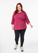  Trainingsbluse mit 3/4 &Auml;rmeln, Rot, Model image number 1