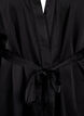 Satin-Kimono mit Gürtel, Black, Packshot image number 2