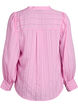 Bluse mit Längsstreifen, Pink, Packshot image number 1