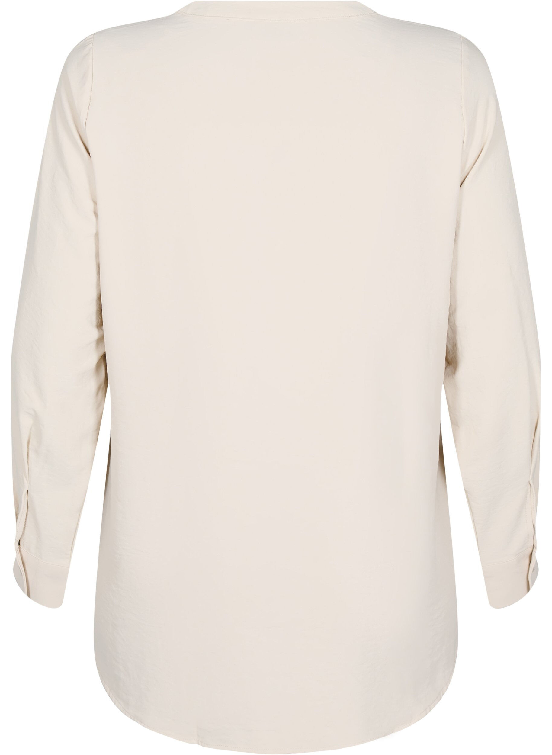 ZizziFLASH - Bluse mit langen &Auml;rmeln, Beige, Packshot image number 1