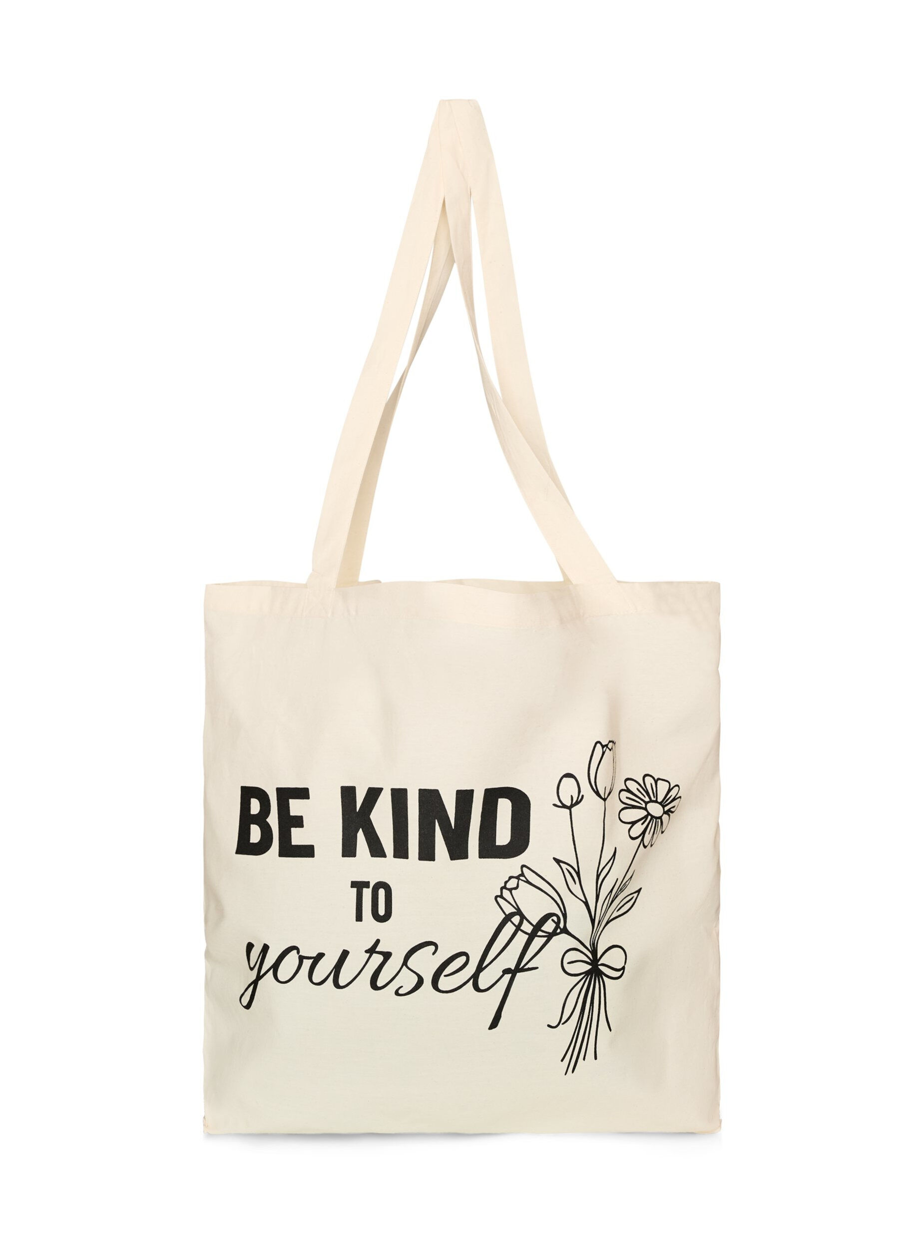 ZizziTote Bag mit Print, Schwarz, Packshot image number 0