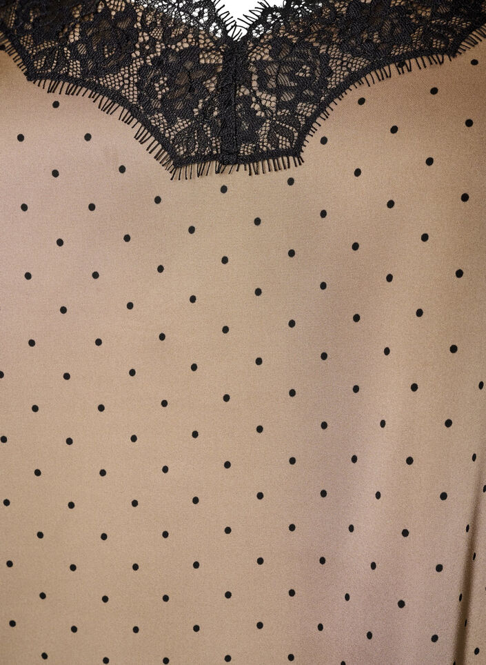 Tr&auml;gertop mit Spitze und asymmetrischem Saum, Beige, Packshot image number 2